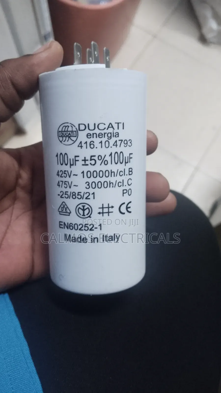 100uf Motor Capacitor 415vts