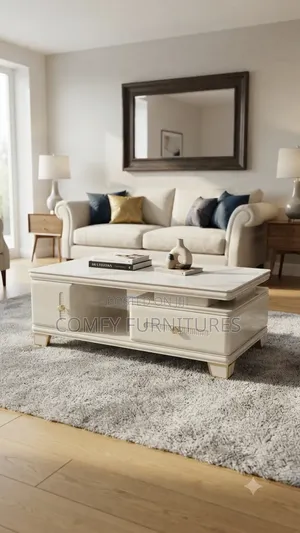 White Marble Coffee Table