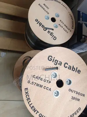 Professional CAT6 Outdoor LAN Cable UV Shielded 305M