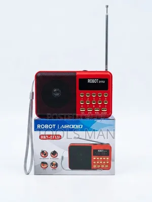 Robot Airodio RBT-311U Portable FM Radio USB TF Card Player.
