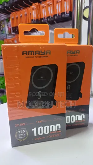 Amaya 10000mAh 22.5W Wireless Magnetic Power Bank Fast Charging