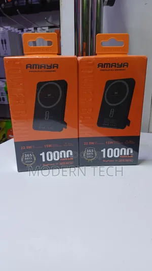 Amaya 10000mAh 22.5W Magnetic Wireless Power Bank for iPhone Android