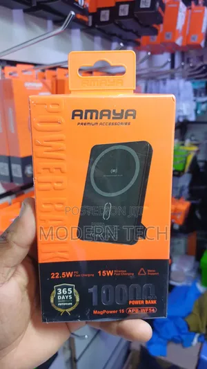 Amaya 10000mAh 22.5W Wireless Magnetic Power Bank .
