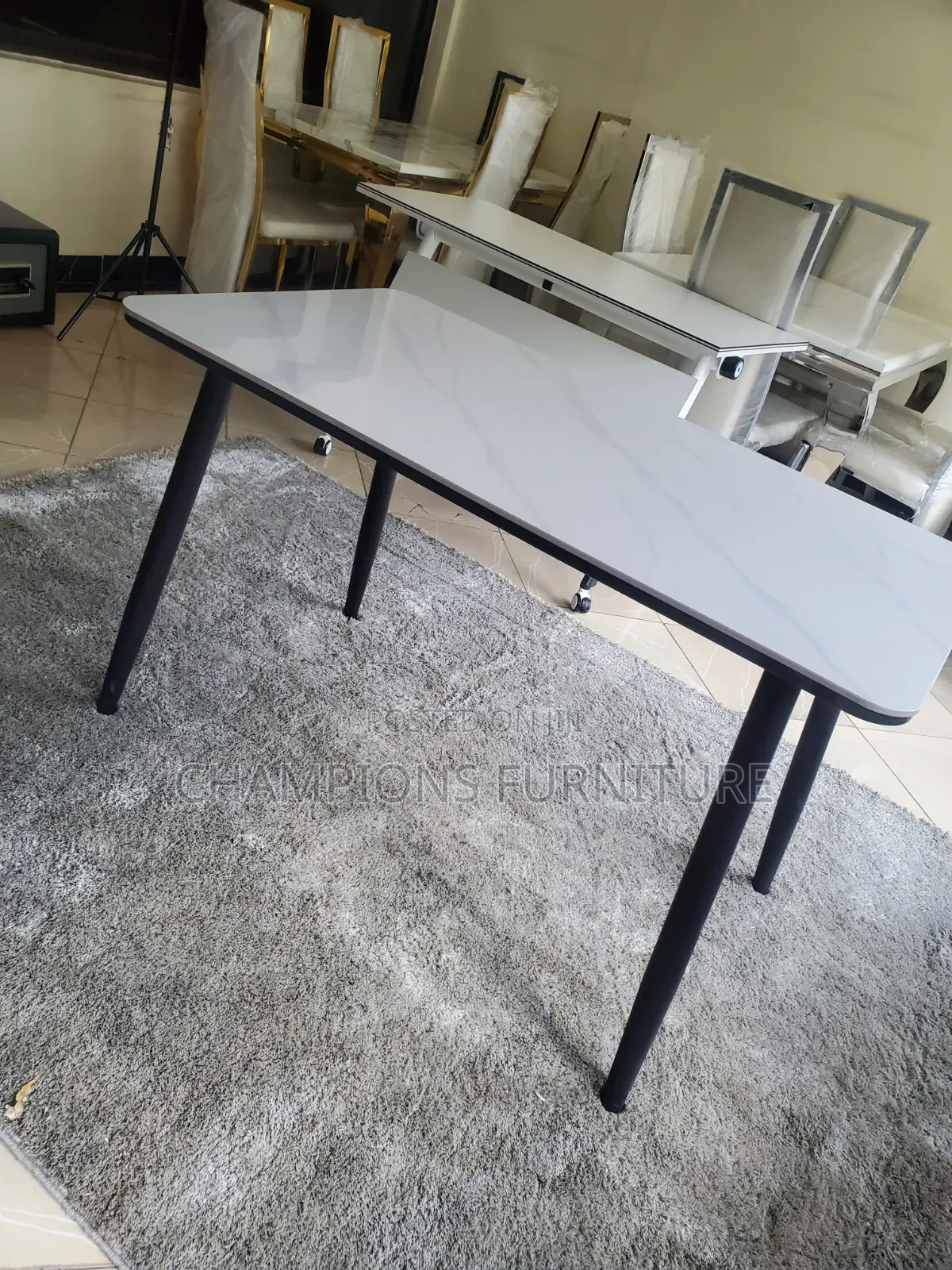 Marble Top Dining Table