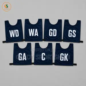 Complete Team Netball Mesh Bib Set