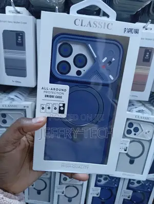iPhone 14 Pro Max Blue Classic Brand Case