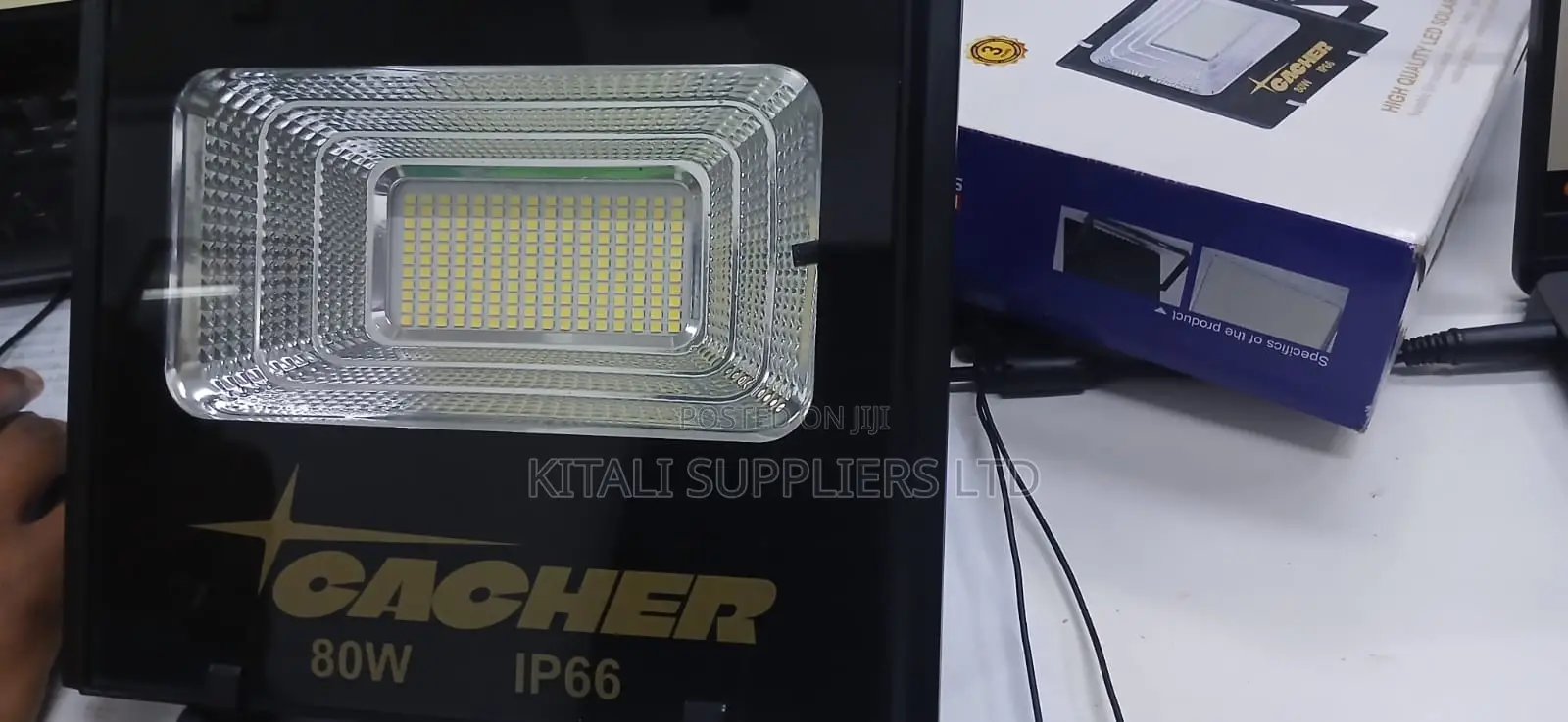 Cacher 80W Solar Floodlight