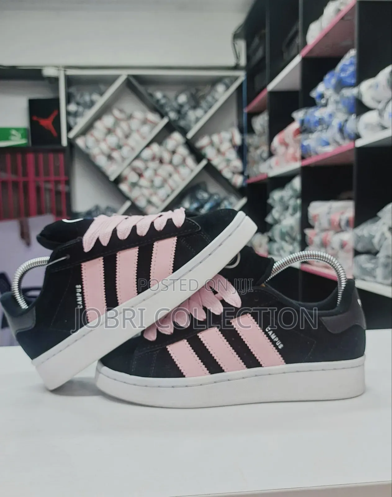 Adidas Campus Black Pink Sneakers