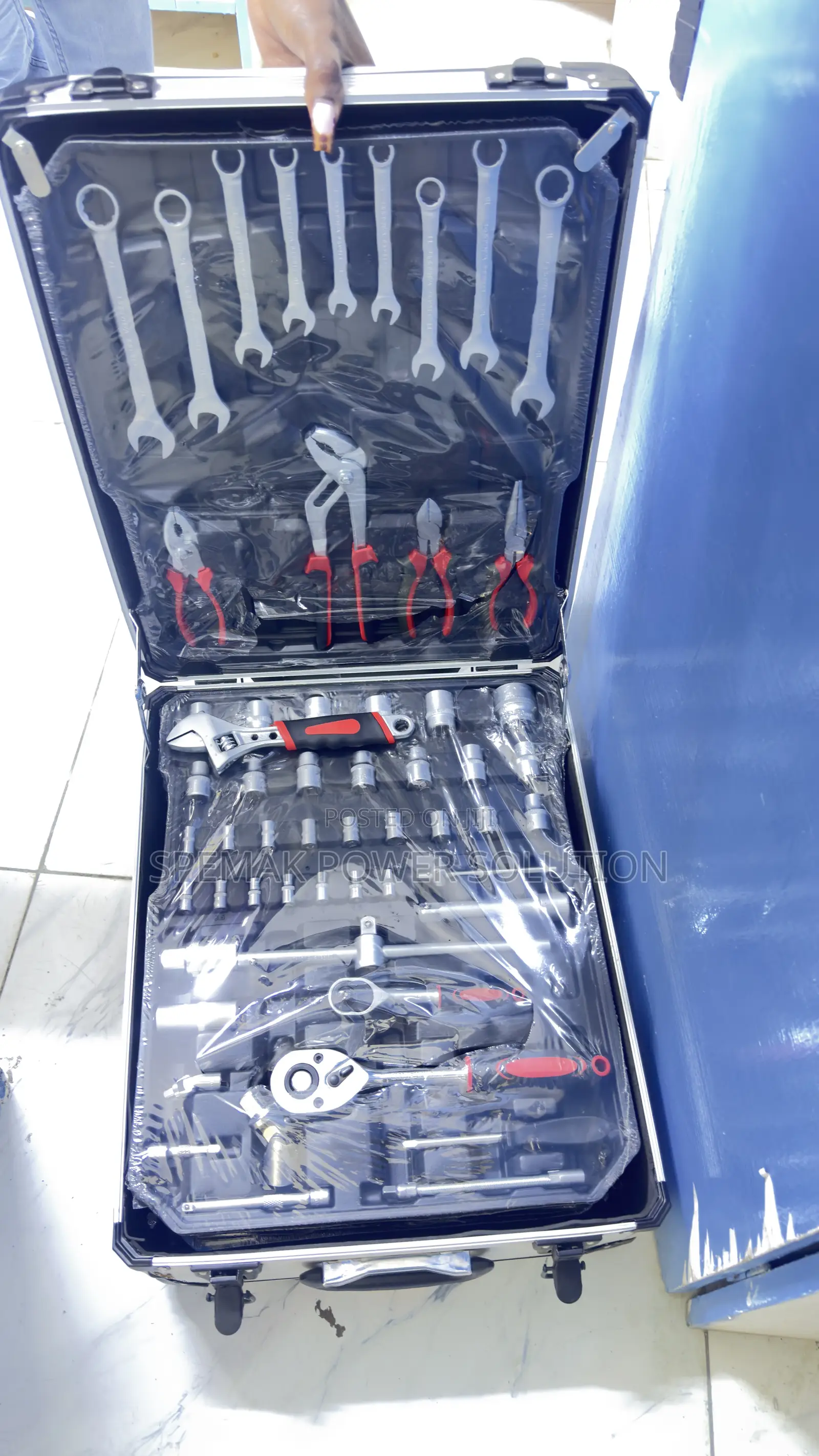 799pcs Complete Tool Set Mechanic Wenches Screwdriver Socket +Trolley
