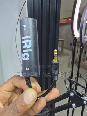 iRig Guitar Interface Adapter for iPhone Android Recording