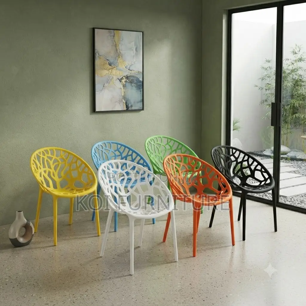 Dining Chair; Mid Backrerst Plastic Dining Chairs