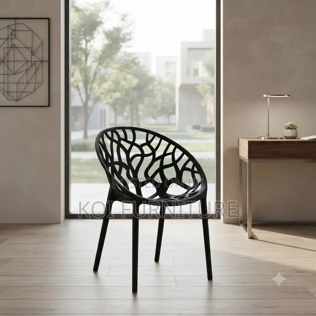 Dining Chair; Mid Backrerst Plastic Dining Chairs