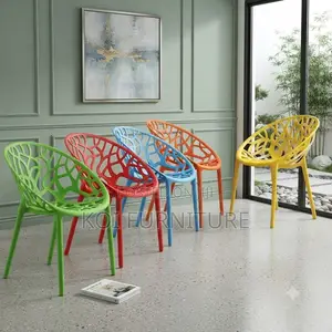 Dining Chair; Mid Backrerst Plastic Dining Chairs