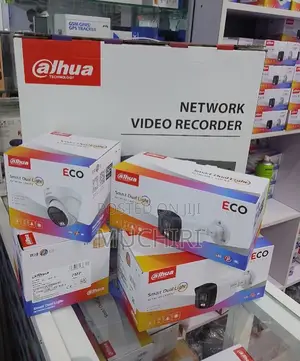 Dahua Ip Cameras 4 Cameras Complete Kit With 4 Channel NVR Smart Dual