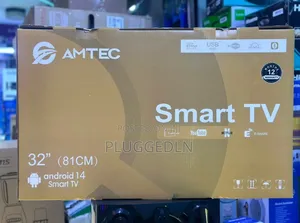 Amtec 32-Inch Smart Android 14 TV.