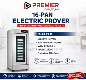 Easy to Operate Premier Electric Prover 16 Pans