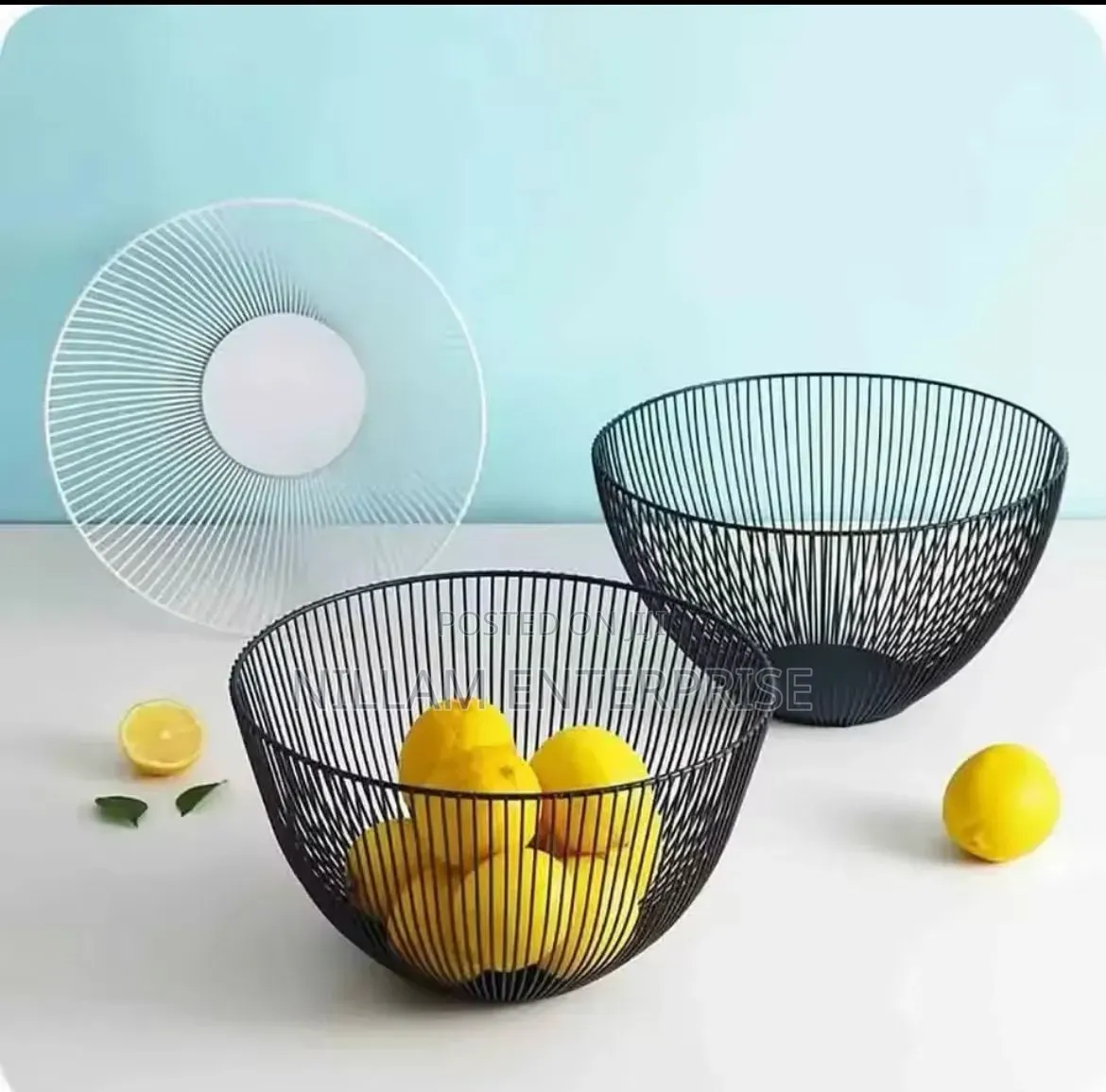 Round Decorative Fruit Basket