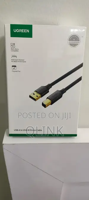 UGREEN USB 2.0 AM to BM Print Cable 1.5m (Black)