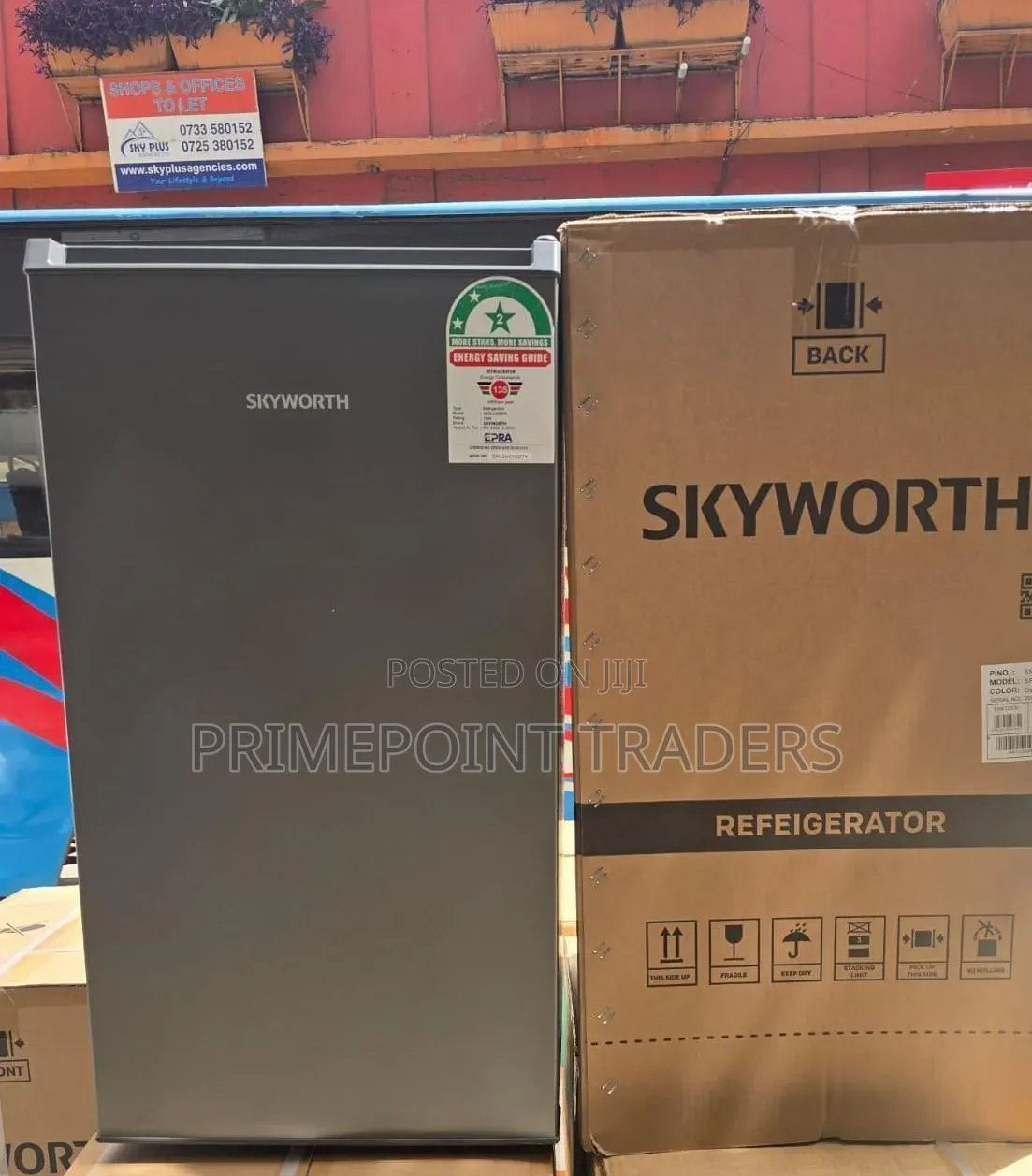 Skyworth 90 Litres Mini Fridge – Energy-Efficient Freshness