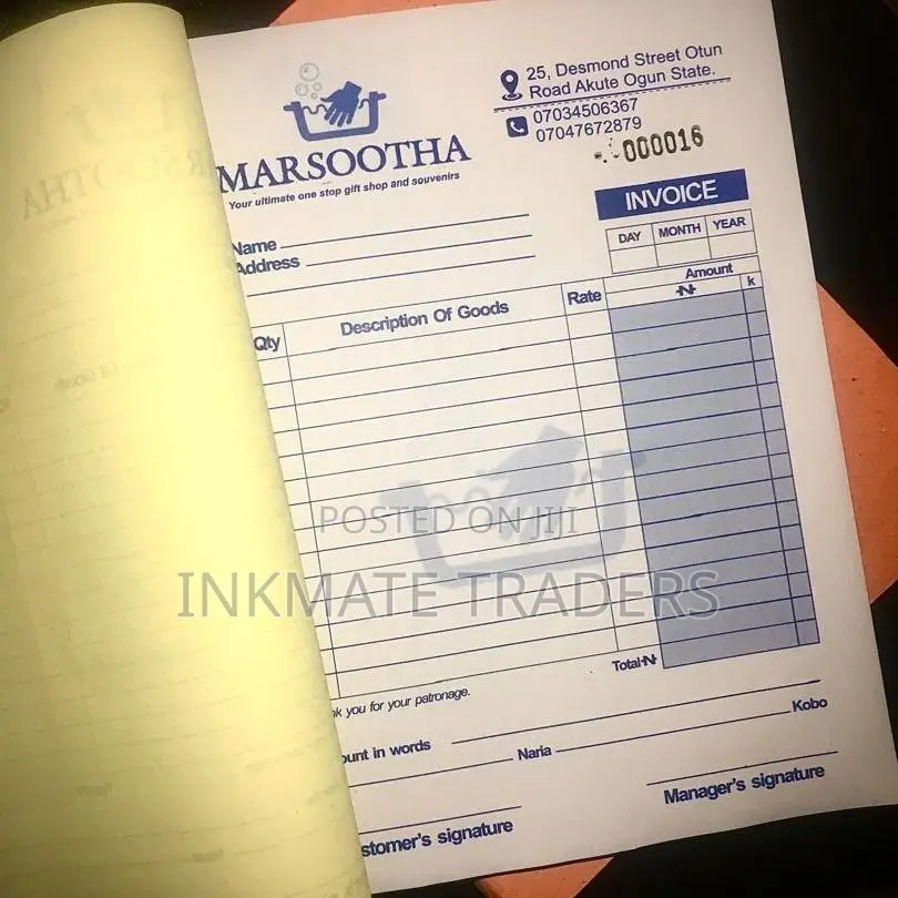 Custom-Printed A5 Receipt Books for Your Business