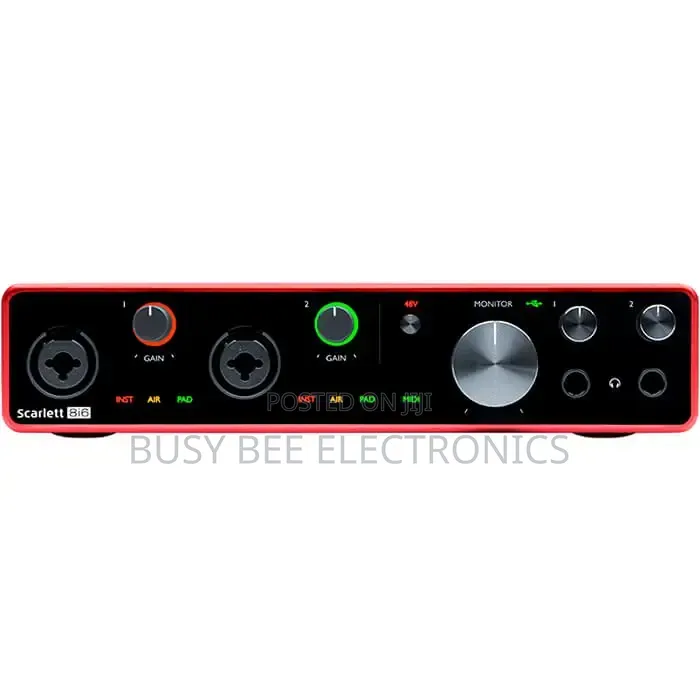 Focusrite Scarlett 8i6 8×6 USB Audio/Midi Interface