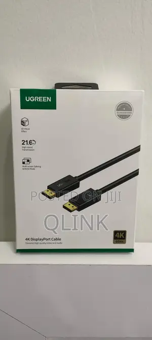 UGREEN DP Male to Male Cable 1.5m (Black)
