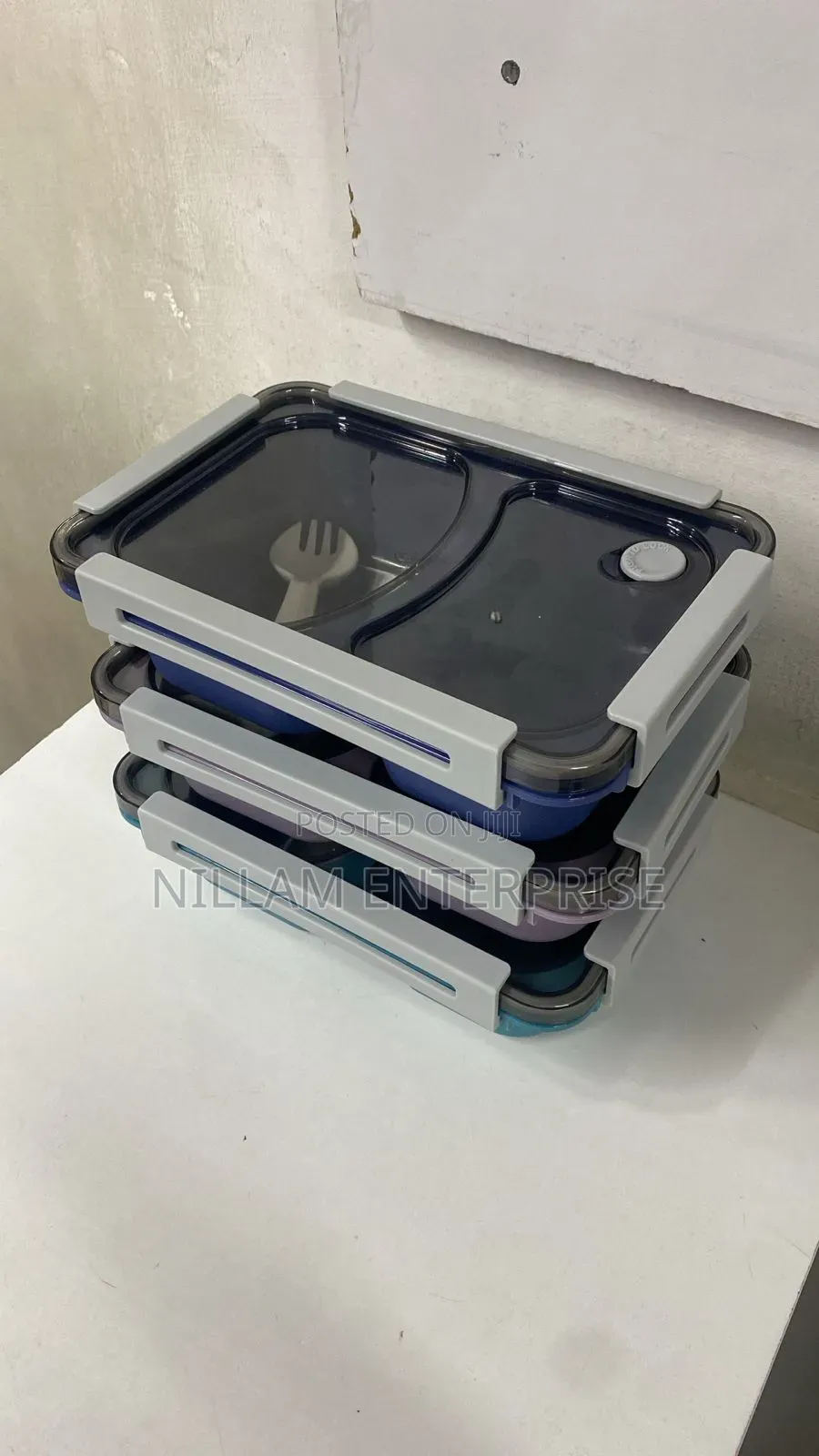 2-Compartment, 2-Grid Bento Lunch