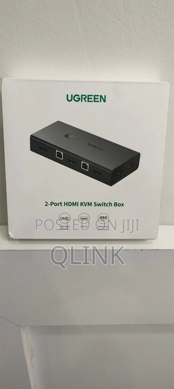UGREEN HDMI Switch Box 2 in 1 Out KVM Switching