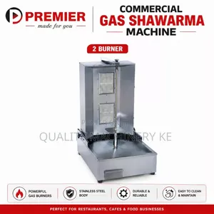 Commercial 2 Burner Gas Shawarma Machine