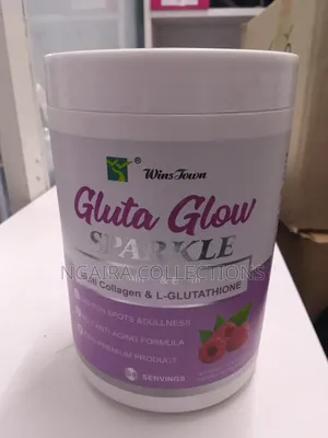 GLUTA GLOW SPARKLE - Vit C Biotin Multi Collagen L - Glutathione