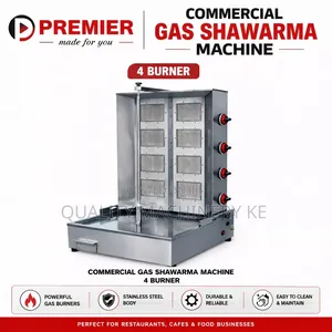 High-Performance 4 Burner Gas Shawarma Machine