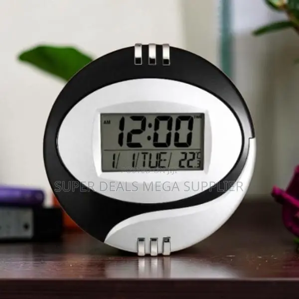 Space-Saving Stylish Kadio Table Wall Mount Digital Clock