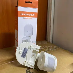 White PIR Motion Sensor Light Controller With Adjustable Timer
