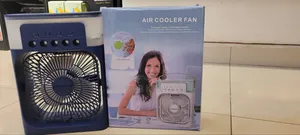 Portable 3-in-1 Mini Air Cooler Fan With Humidifier – Blue