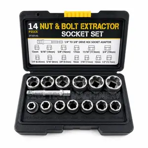 14 Nut and Bolt Extractor,socket Set