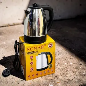 Space-Saving Premium Stainless Steel Electric Kettle
