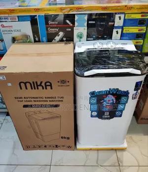 Mika Washing Machine Top Load Single Tub 6Kg
