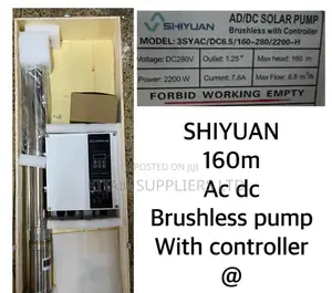 160M AC/DC Shiyuan Submersible Borehole Pump