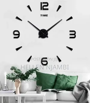 DIY Sticker Wall Clock