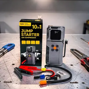 High Performance 10-in-1 Car Jump Starter Air Compressor Inflator