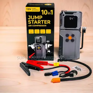 High Performance 10-in-1 Car Jump Starter Air Compressor Inflator