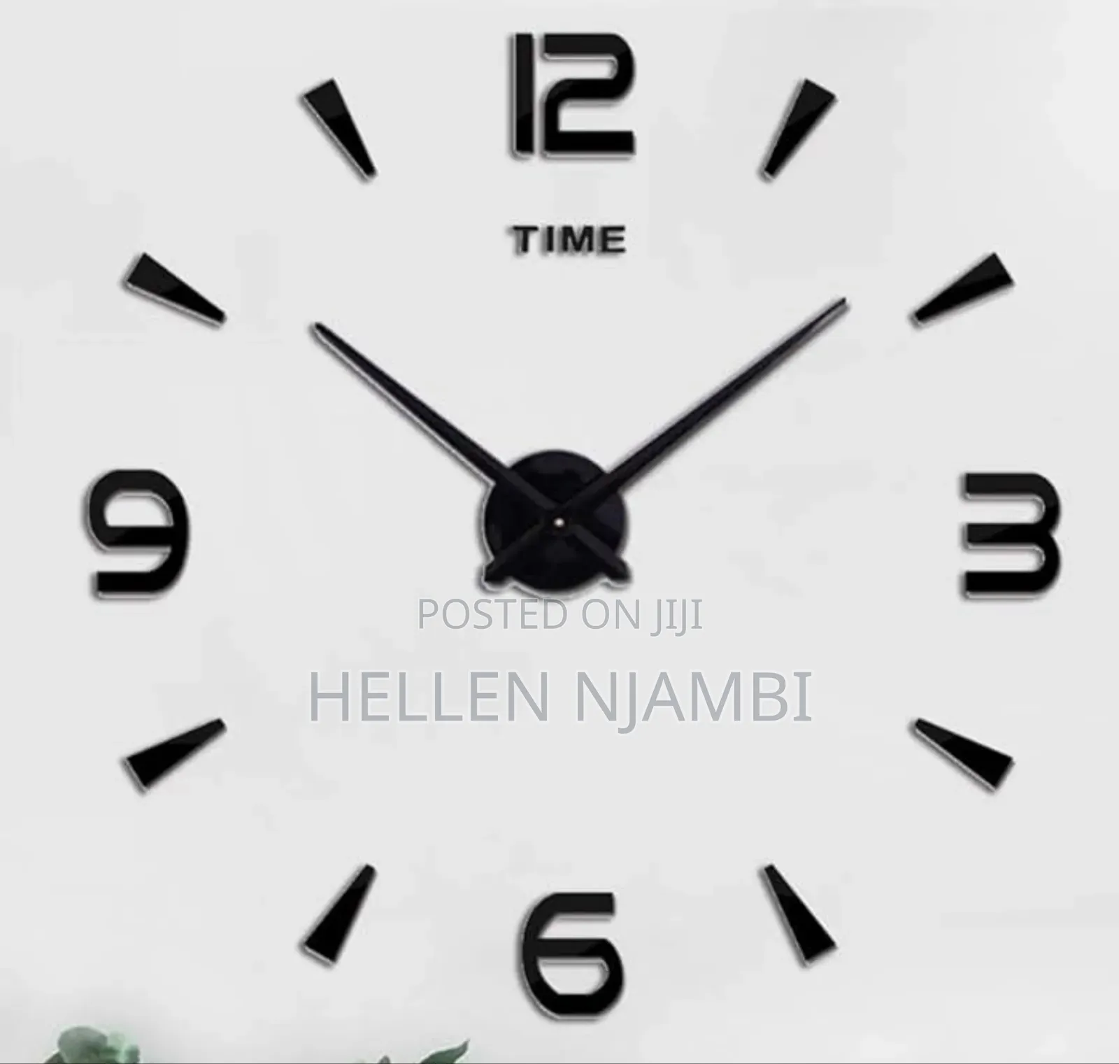 DIY Sticker Wall Clock