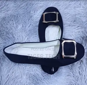 Womens High-Quality, Wear-Resistant Faux Suede With Bold Metal Square