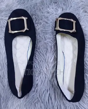 Women's Wide Width Candy Color Square Buckle Flats Casual Shoes