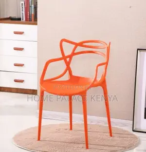 Plastic Chair: Open Back Designer Dining Chair