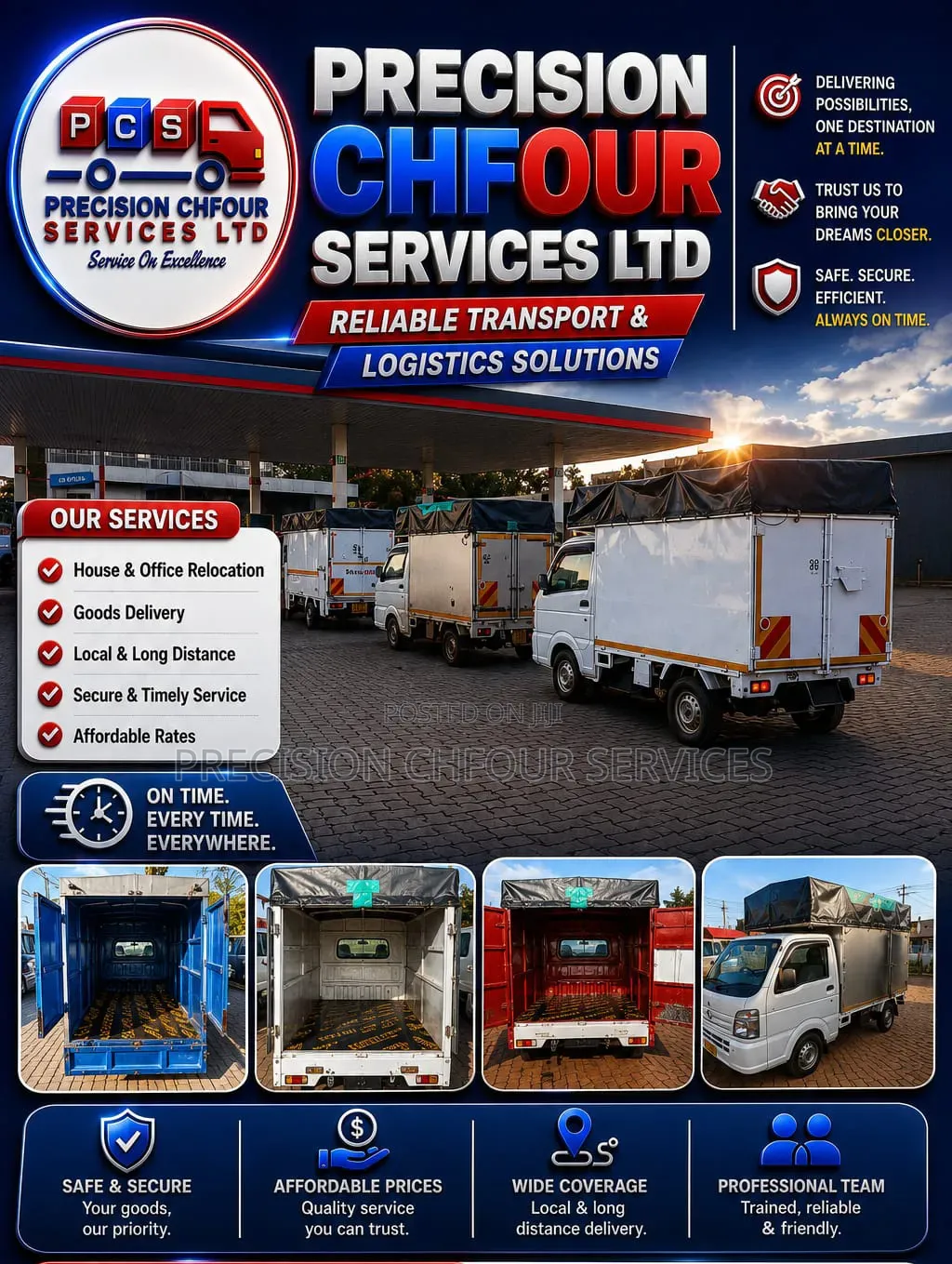 Transport, Logistics, Ask for Transport, Pickups