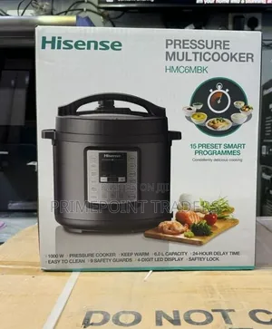Hisense Pressure Cooker 6 Litre Pressure Cooker With Multiple Cooking