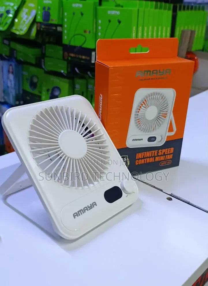Amaya Infinite Speed Control Mini Fan Apf-01
