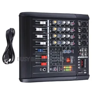 4 Channel Powered Audio Mixer