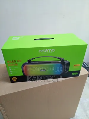Oraimo Bass Go Boom Portable Bluetooth Speaker – Heavy Bass, RGB Light